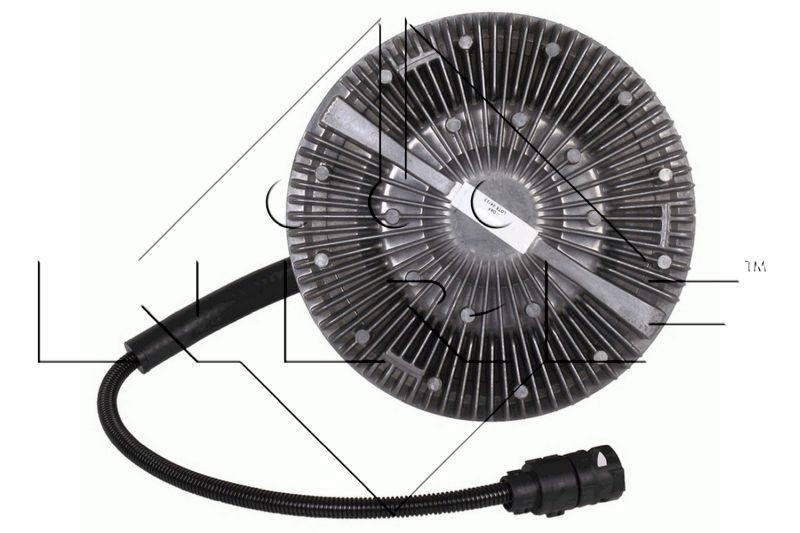 NRF Clutch, radiator fan 49023 buy
