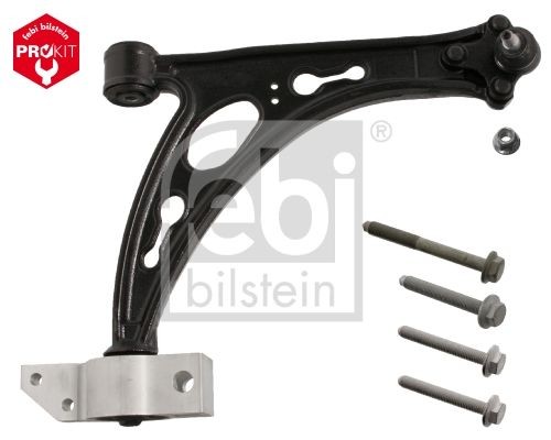 FEBI BILSTEIN 40104 Suspension arm with holder, with bearing(s), with nut, with bolts/screws, with ball joint, Front Axle Right, Lower, Control Arm, Cast Steel