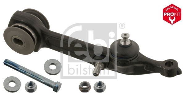 FEBI BILSTEIN 40365 Suspension arm with fastening material, with nut, with bearing(s), with ball joint, Front Axle Left, Lower, Rear, Control Arm, Cast Steel