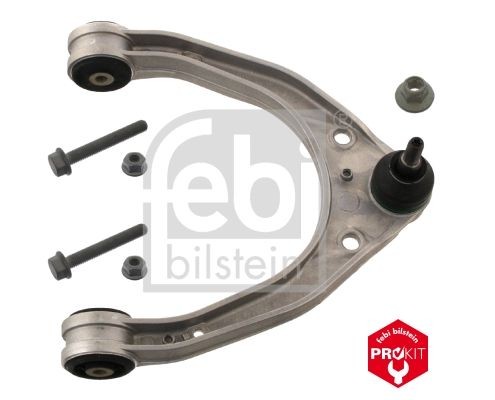 40403 FEBI BILSTEIN Control arm PORSCHE with bolts/screws, with nut, with bearing(s), Front Axle Left, Upper, Front Axle Right, Control Arm, Aluminium