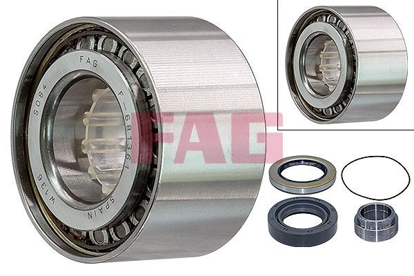 FAG 713 6267 60 Wheel bearing kit Photo corresponds to scope of supply, 80 mm