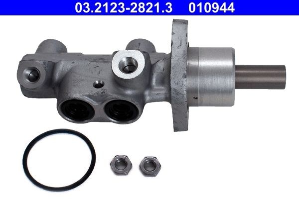 ATE 03.2123-2821.3 Brake master cylinder Number of connectors: 4, Ø: 23,8 mm, M10x1