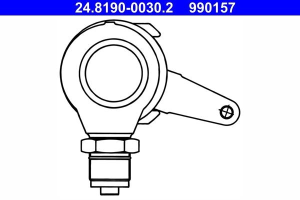 990157 ATE Lever, parking brake caliper 24.8190-0030.2 buy