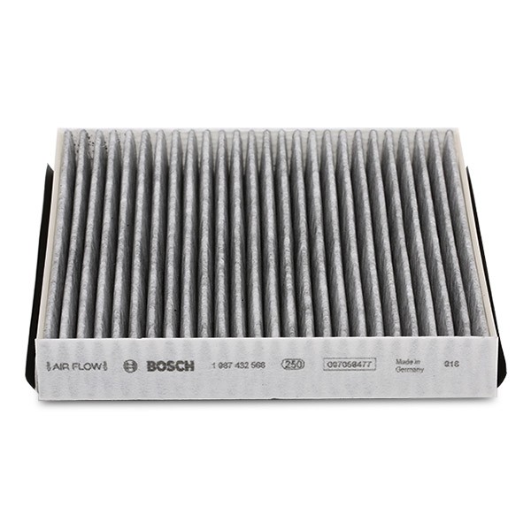 1987432568 Air con filter R 2568 BOSCH Activated Carbon Filter, 192 mm x 197 mm x 30 mm
