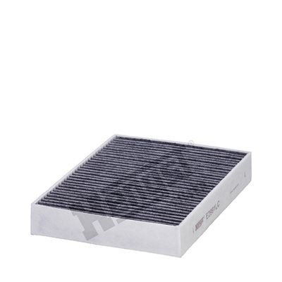6758310000 HENGST FILTER Activated Carbon Filter, 249 mm x 198 mm x 41 mm Width: 198mm, Height: 41mm, Length: 249mm Cabin filter E2991LC buy