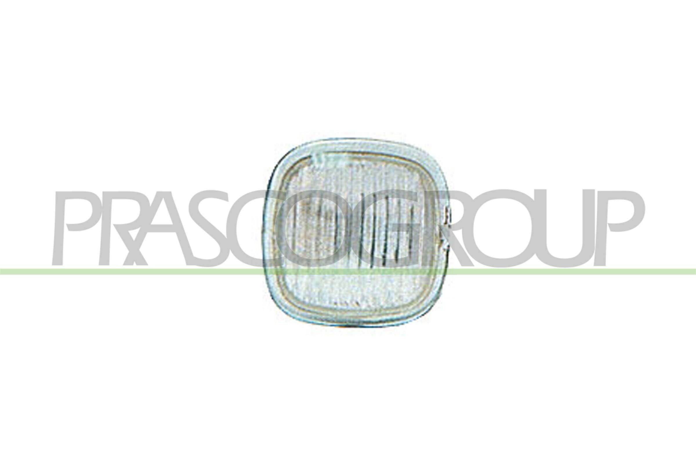 AD0164041 PRASCO Side indicators SKODA white, both sides, lateral installation, without bulb holder, angular