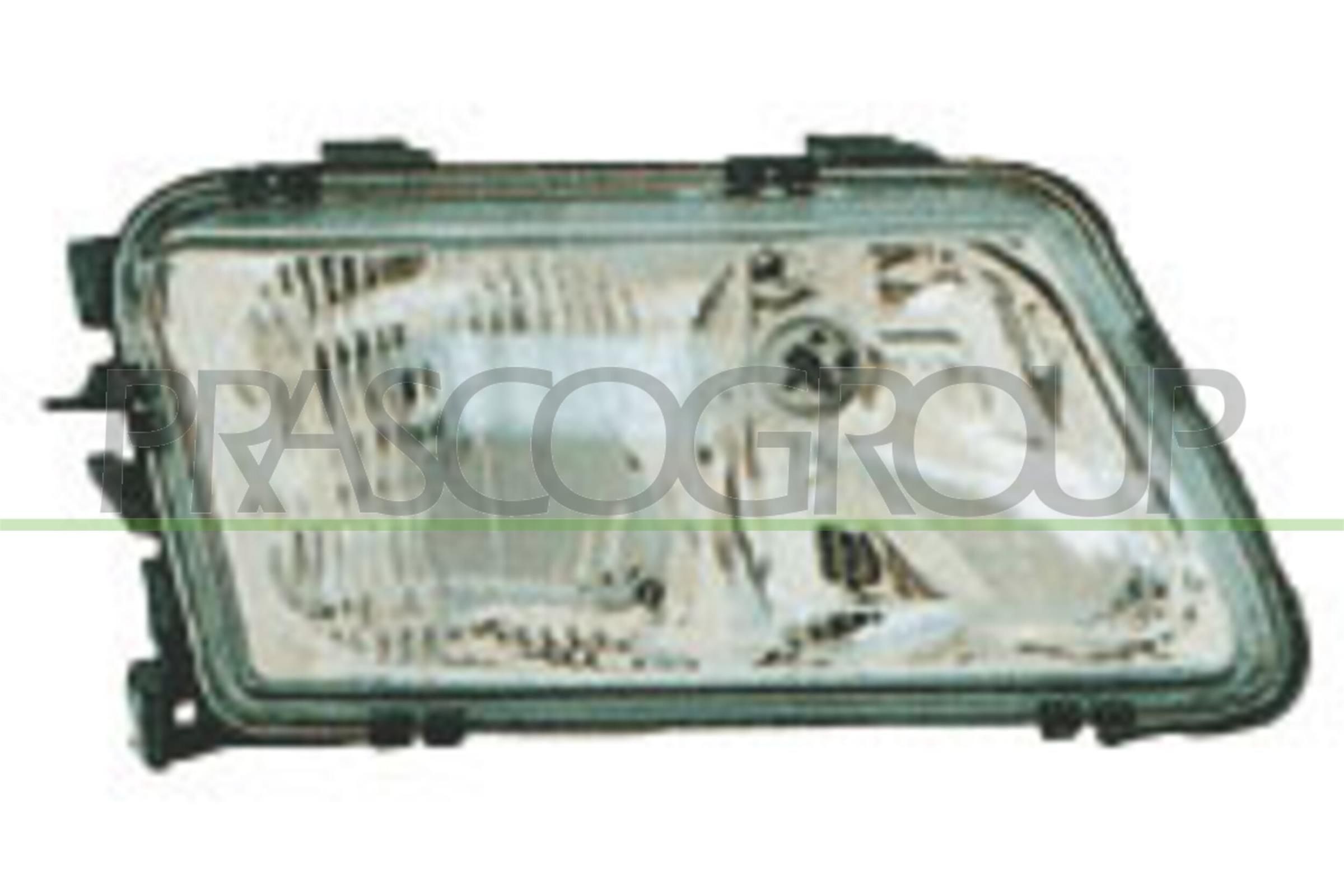 PRASCO AD0164903 Headlight Right, H7, H1, without motor for headlamp levelling