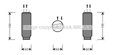 PRASCO ALD003 Klimatrockner für SCANIA L,P,G,R,S - series LKW in Original Qualität