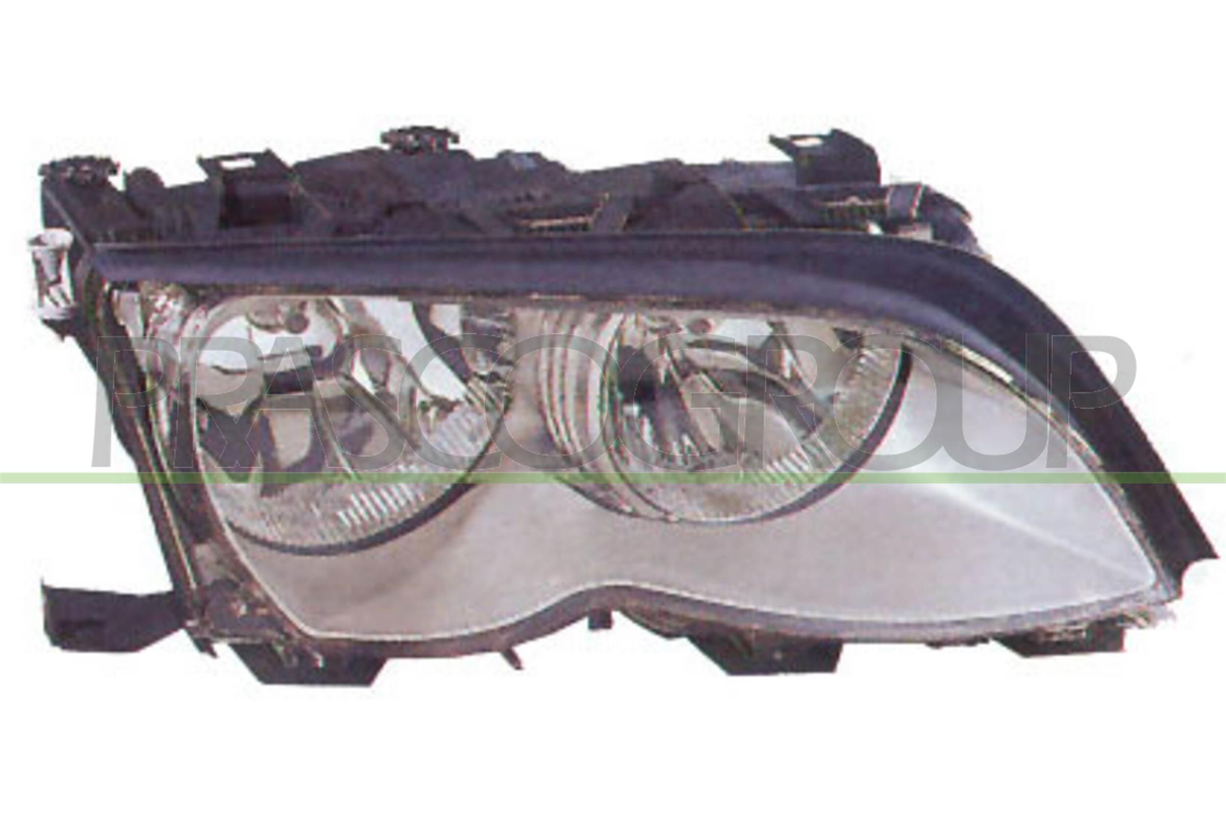 PRASCO BM0204913 Headlight Right, H7/H7, FF, for right-hand traffic, with electric motor, with motor for headlamp levelling
