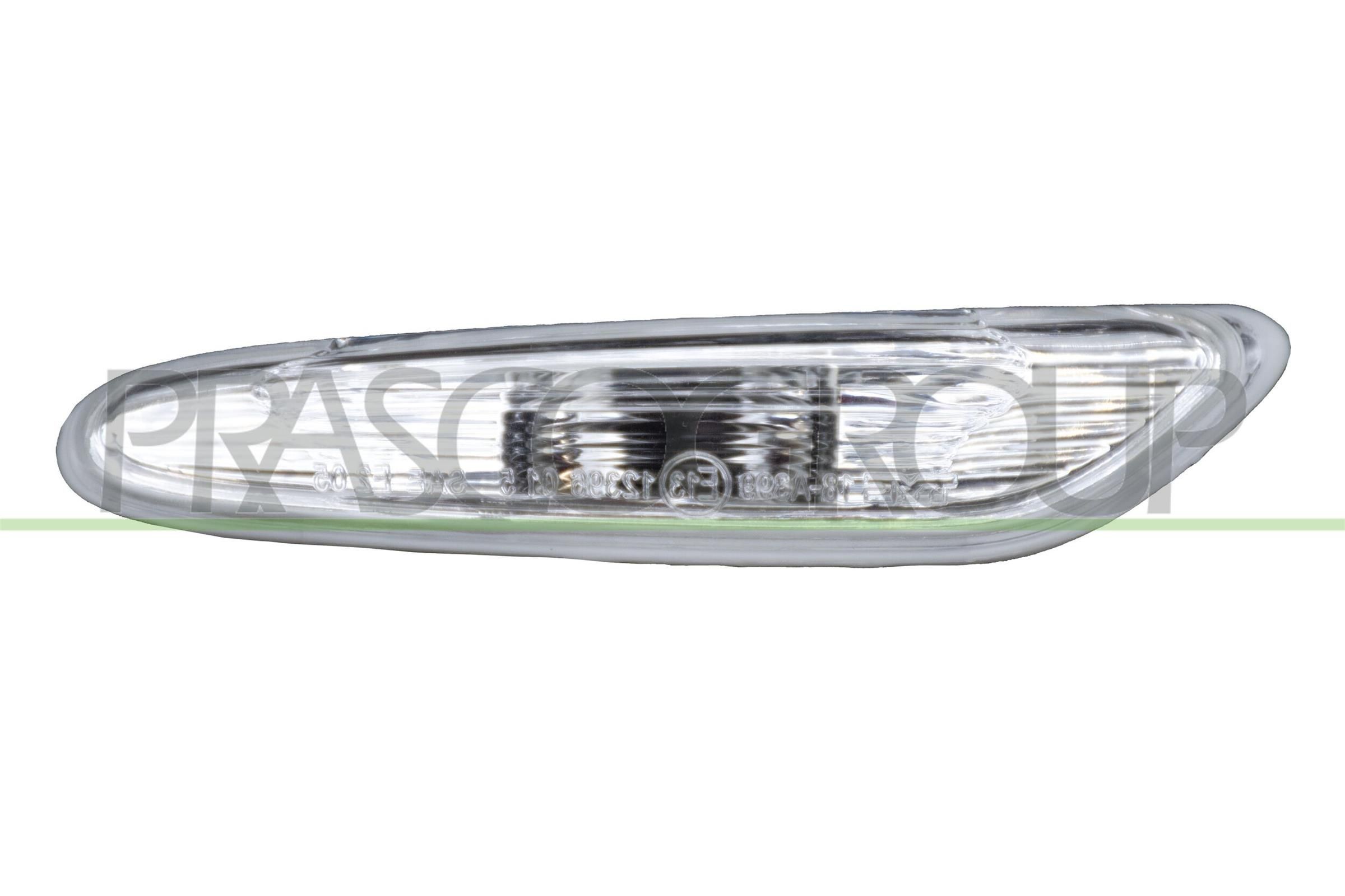 PRASCO BM0244141 Side indicator white, Right Exterior Mirror, lateral installation, without bulb holder