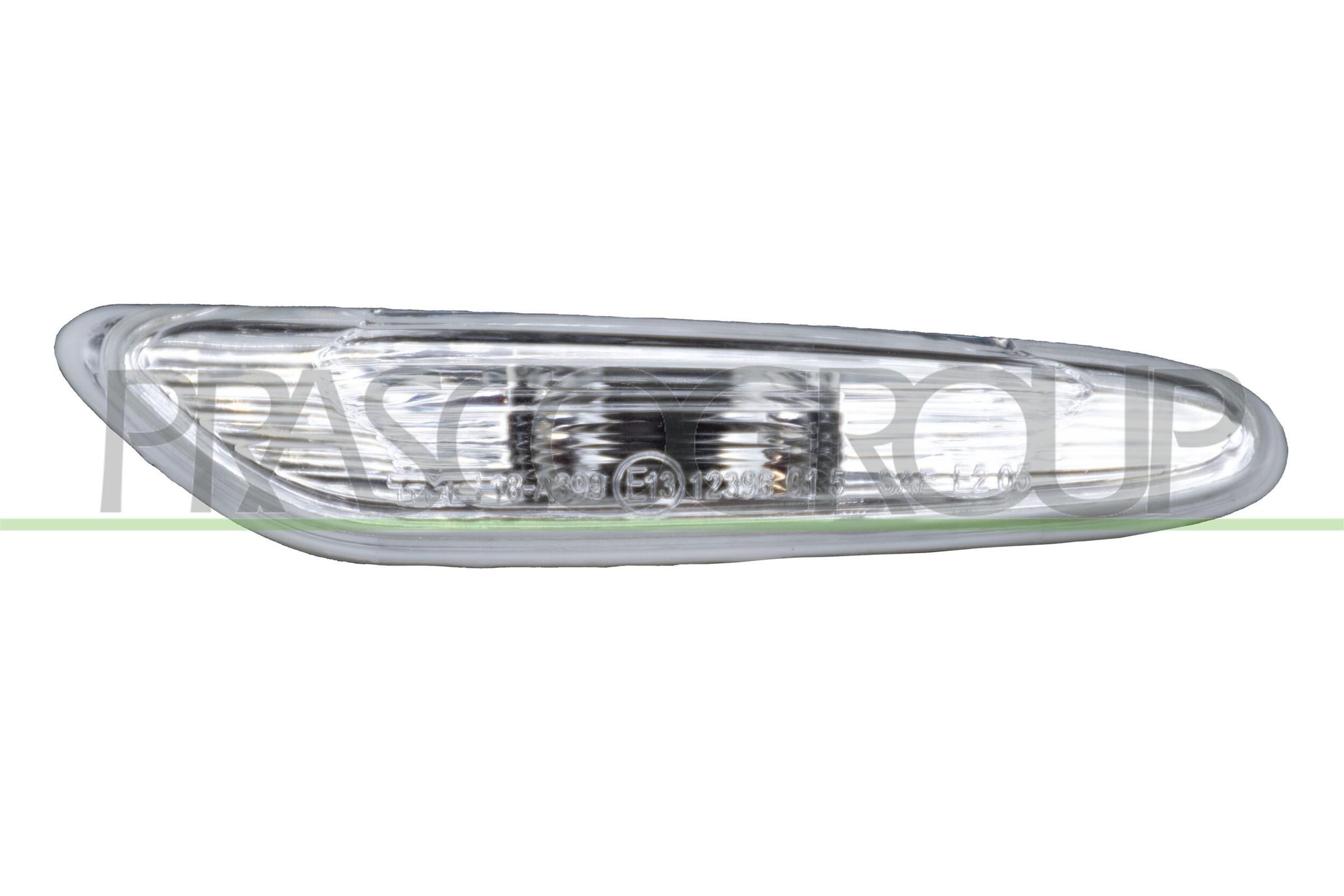 PRASCO white, Right Exterior Mirror, lateral installation, without bulb holder Indicator BM1204141 buy