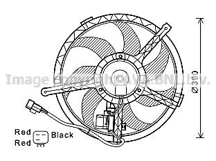 Mini Convertible Fan, radiator PRASCO BW7534 cheap