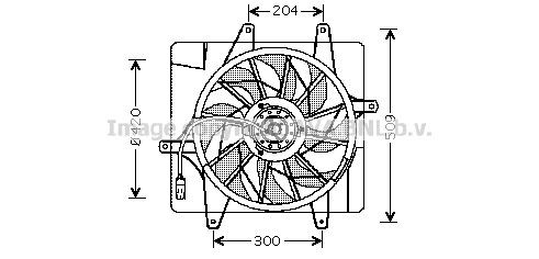 PRASCO CR7505 Fan, radiator CHRYSLER experience and price