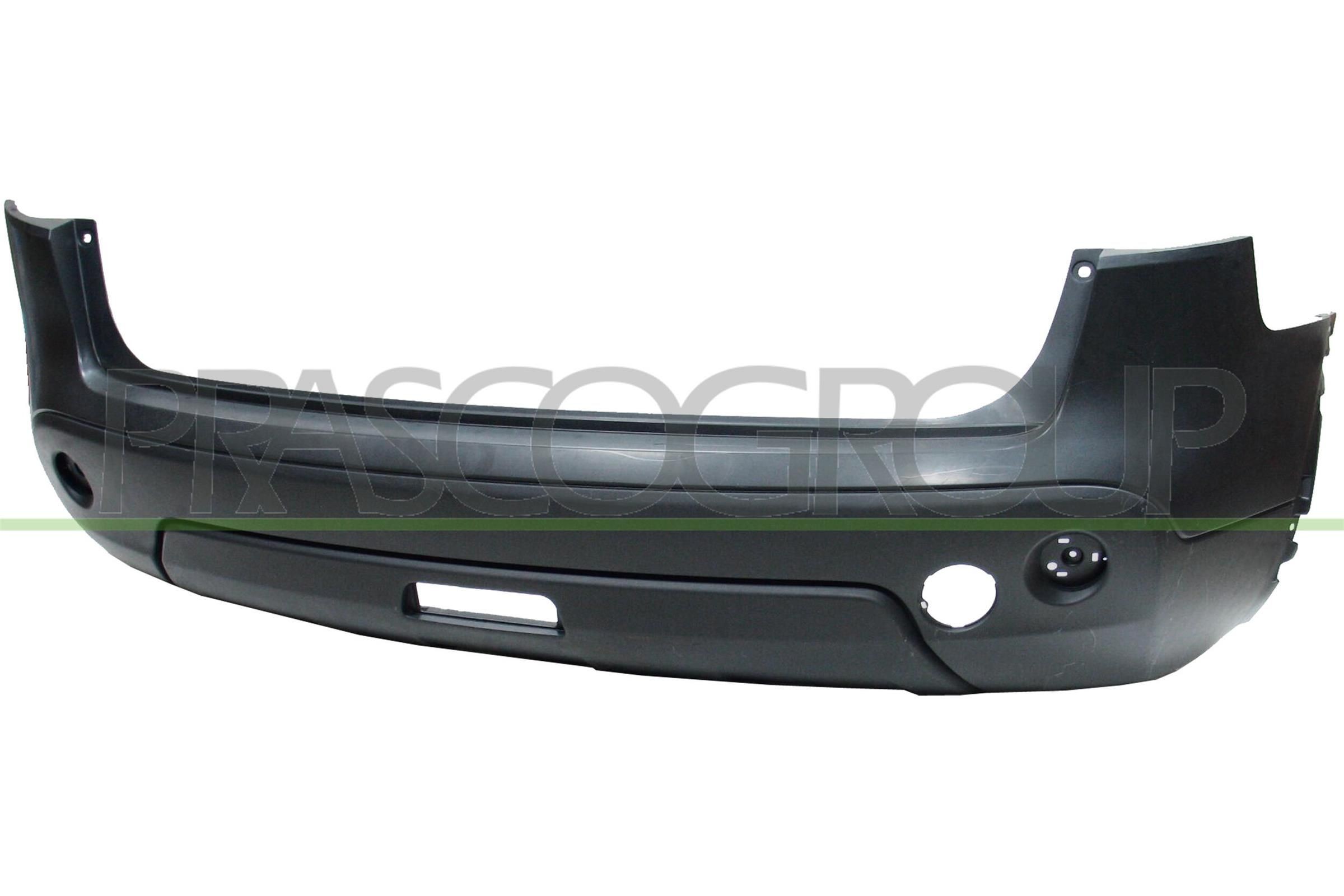 Nissan Qashqai Stoßstange vorne Bj 06-10 schwarz glatt für SRA und  Nebelscheinwerfer