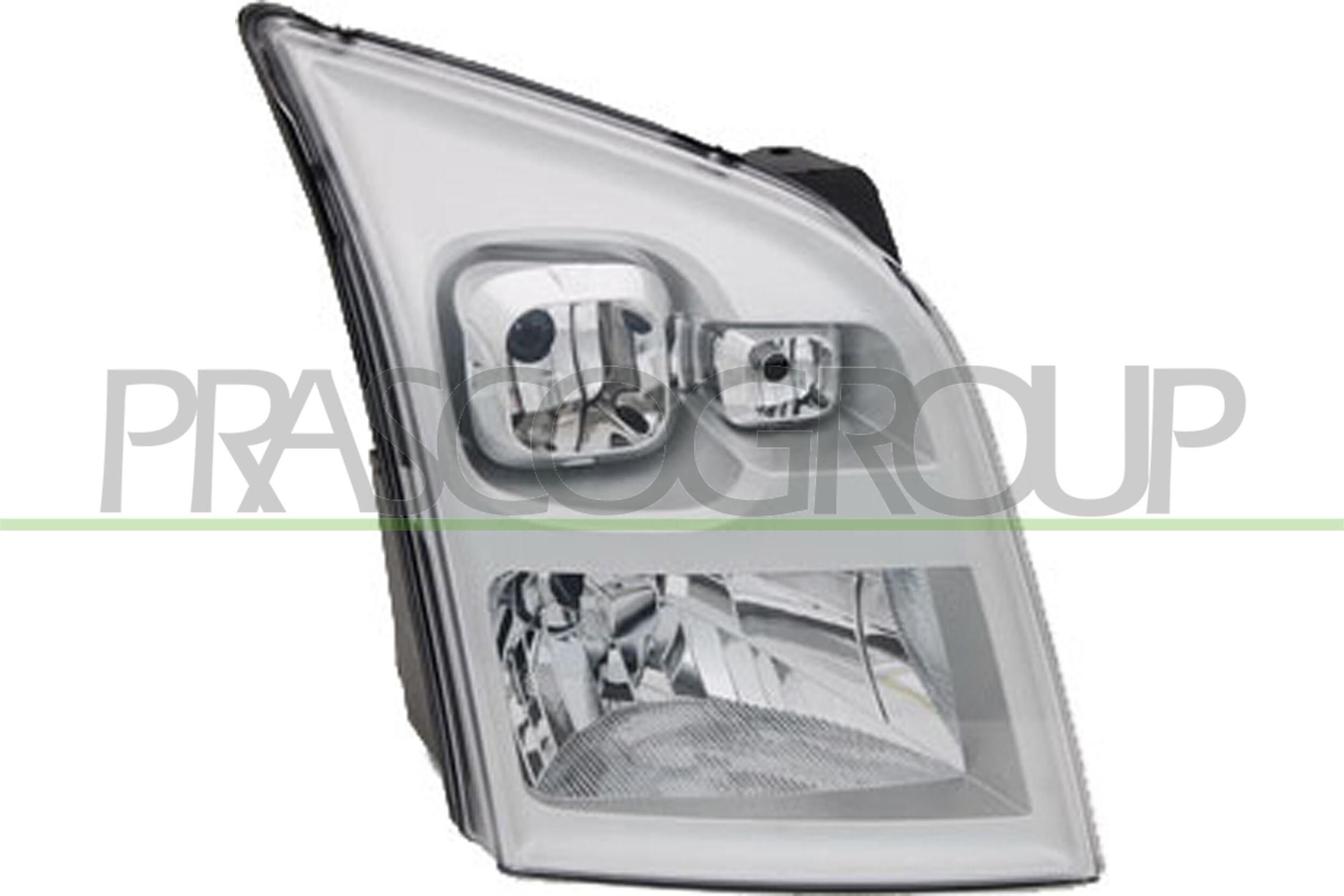 PRASCO FD9124803 Headlight Right, H4, Crystal clear, for right-hand traffic, with electric motor, without motor for headlamp levelling