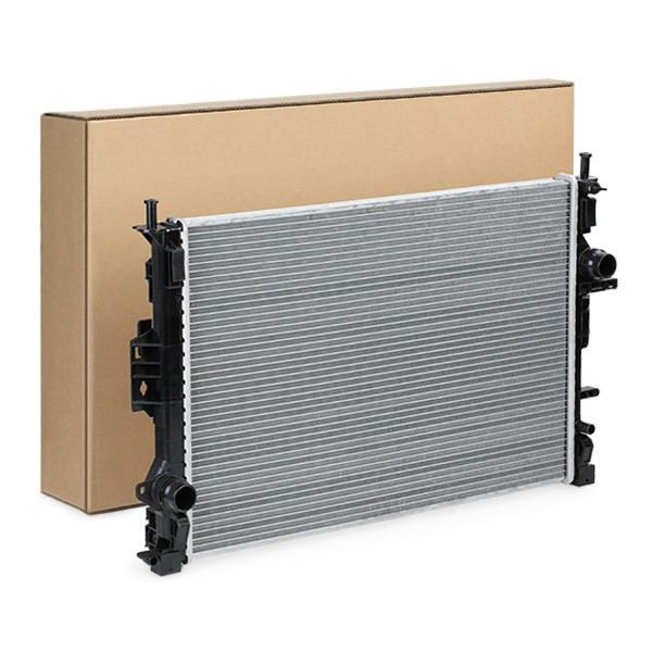 PRASCO FDA2425 Engine radiator Aluminium, 670 x 470 x 23 mm, with quick couplers, Mechanically jointed cooling fins