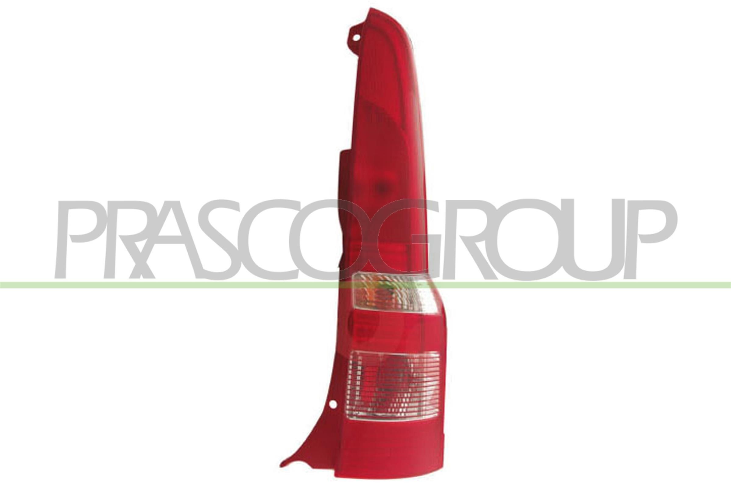 PRASCO FT1224154 Rear light Left, red, without bulb holder