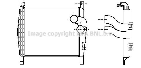 PRASCO ME4181 Ladeluftkühler für MERCEDES-BENZ ATEGO LKW in Original Qualität