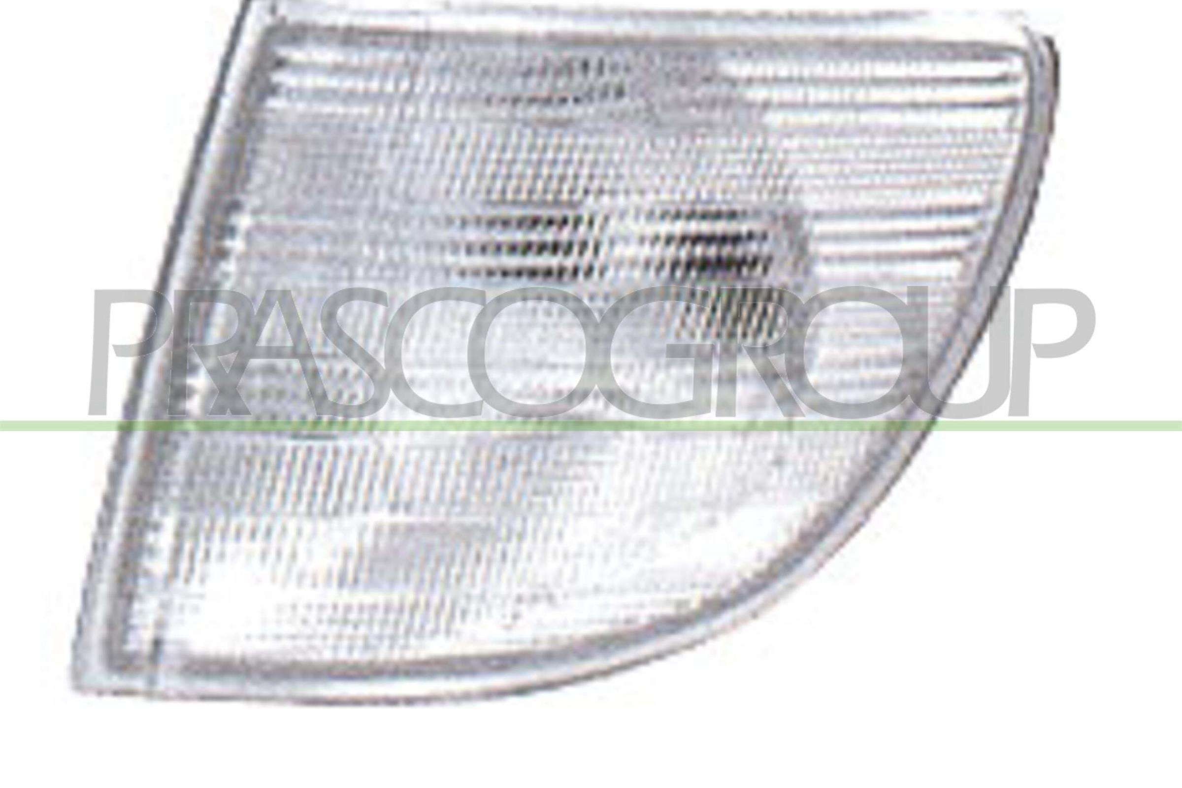 PRASCO ME9074014 Side indicator white, Left Front, with bulb holder