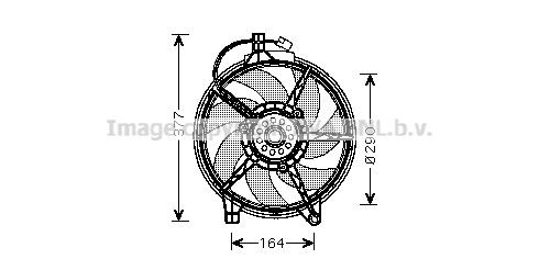 Mercedes VITO Cooling fan 7461573 PRASCO MS7517 online buy