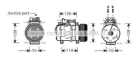 PRASCO MSK273 Coil, magnetic-clutch compressor 0031316601