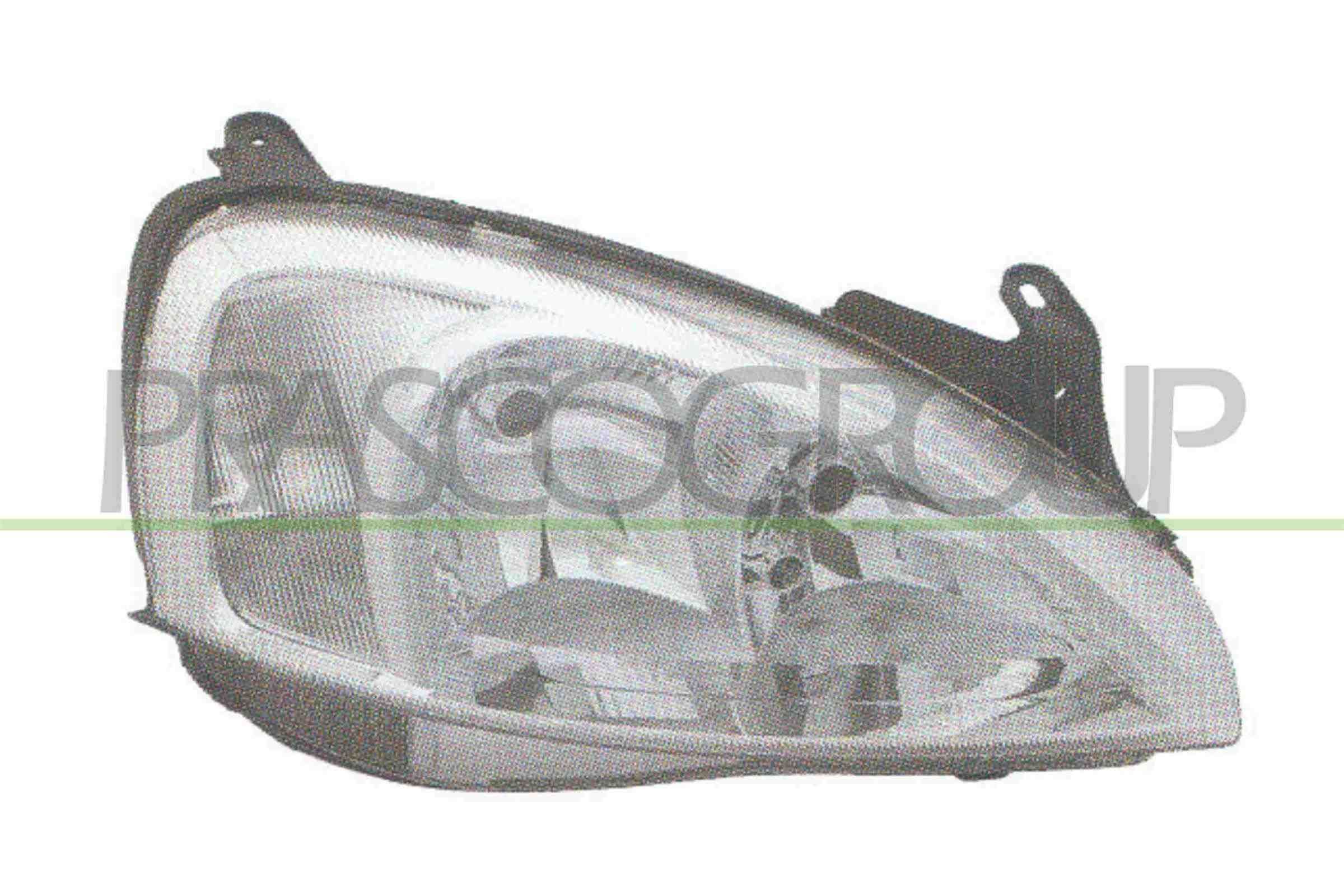 PRASCO Left, H7/H7, with motor for headlamp levelling Vehicle Equipment: for vehicles with headlight levelling Front lights OP0304914 buy