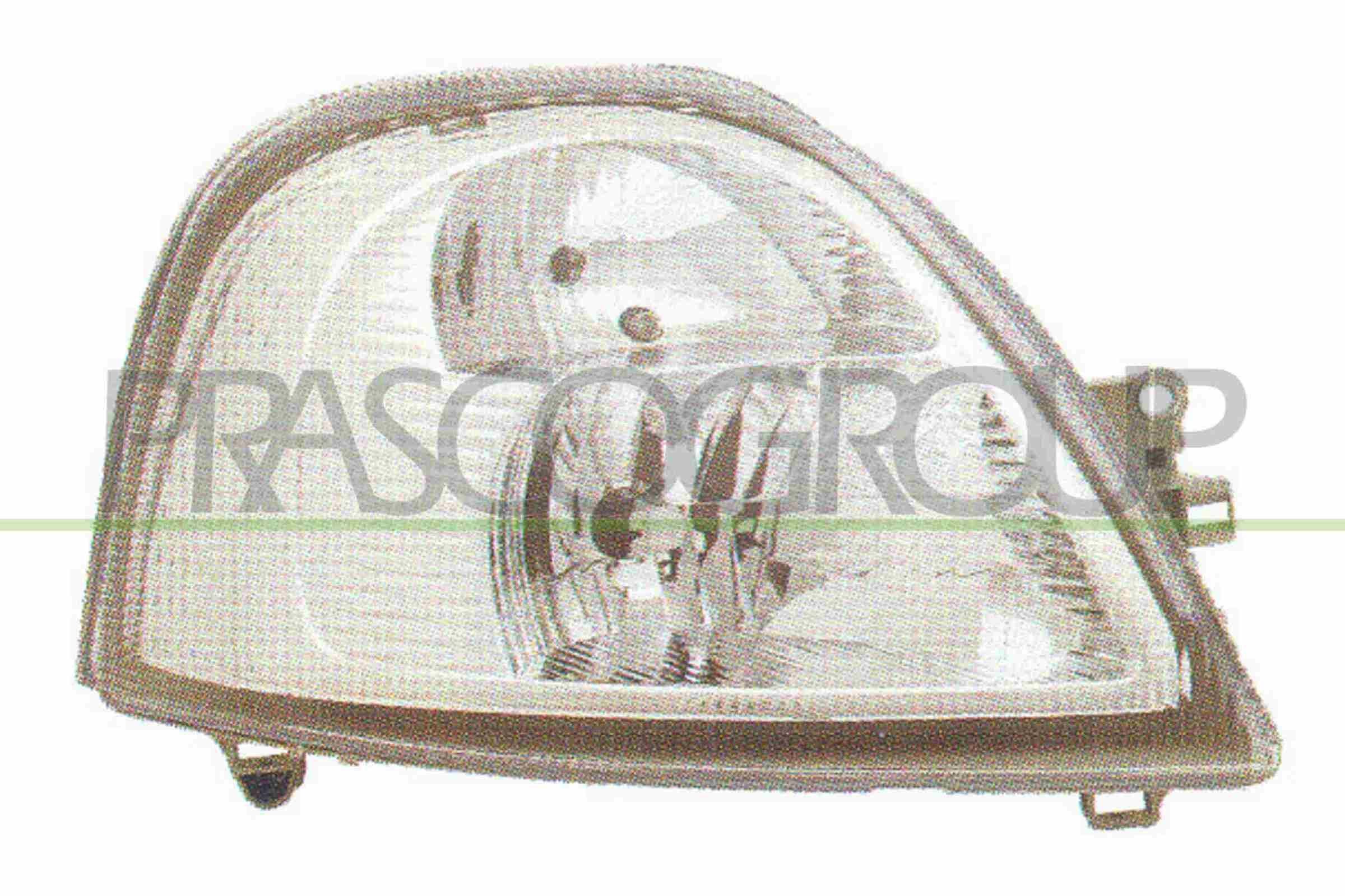 PRASCO OP9524904 Headlight Left, H7, H1, for right-hand traffic, with motor for headlamp levelling