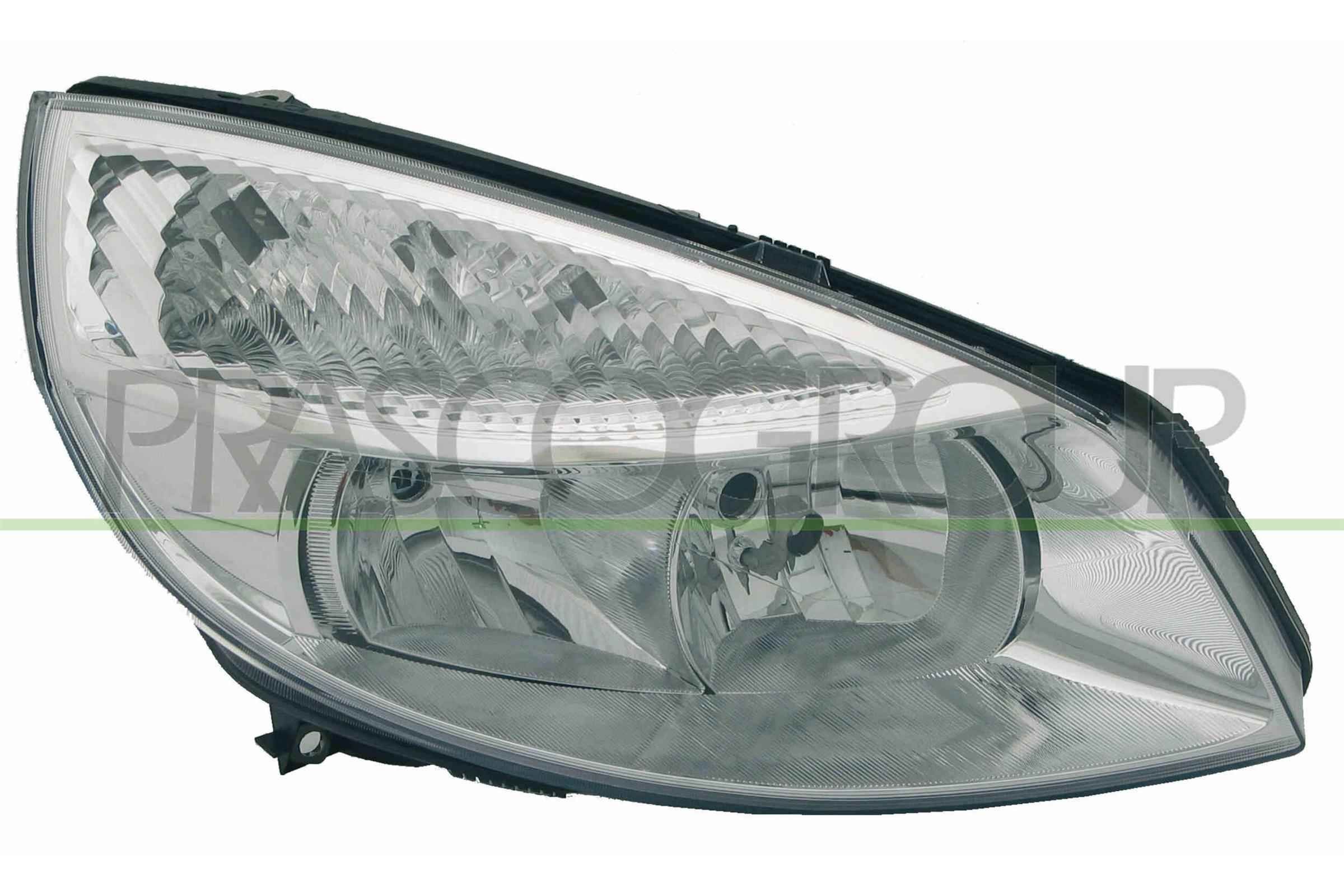 PRASCO RN0324903 Headlight Right, H7/H1, H7, H1, Crystal clear, for right-hand traffic, with bulb holder, without motor for headlamp levelling