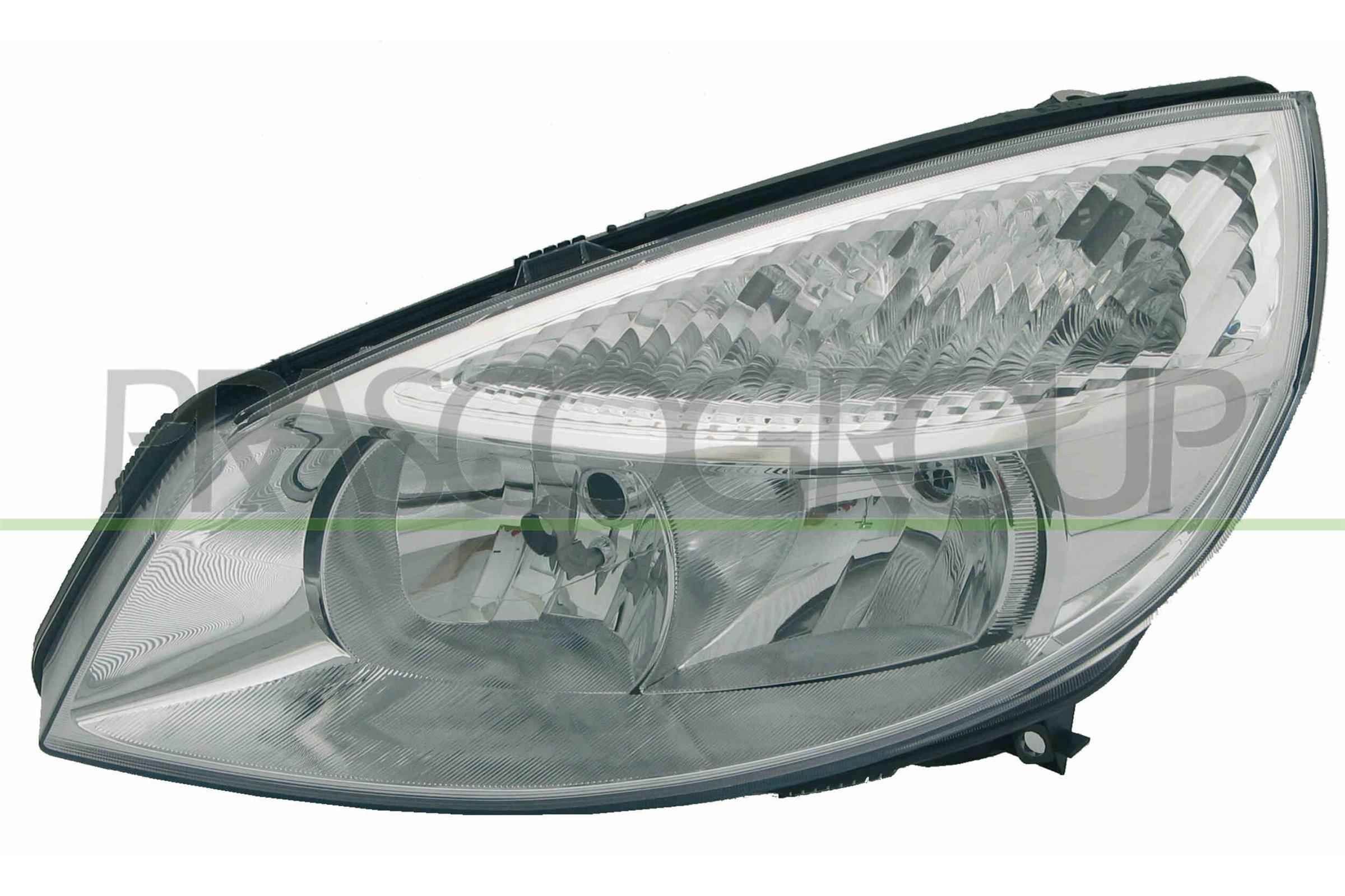 PRASCO RN0324904 Headlight Left, H7/H1, H7, H1, Crystal clear, for right-hand traffic, with bulb holder, without motor for headlamp levelling