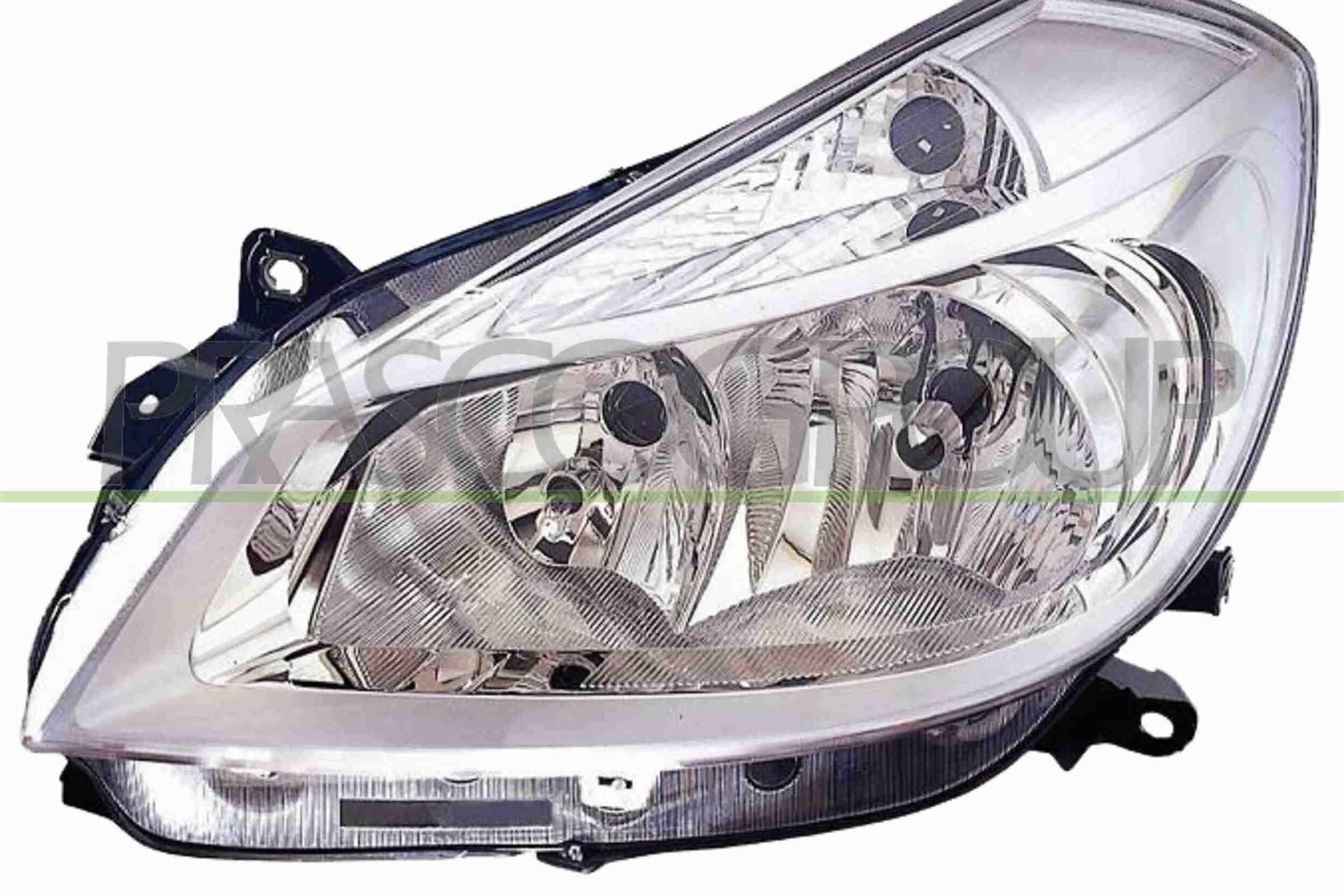 PRASCO RN3254904 Headlight Left, H7/H7, Crystal clear, with indicator, for right-hand traffic, with electric motor, without motor for headlamp levelling