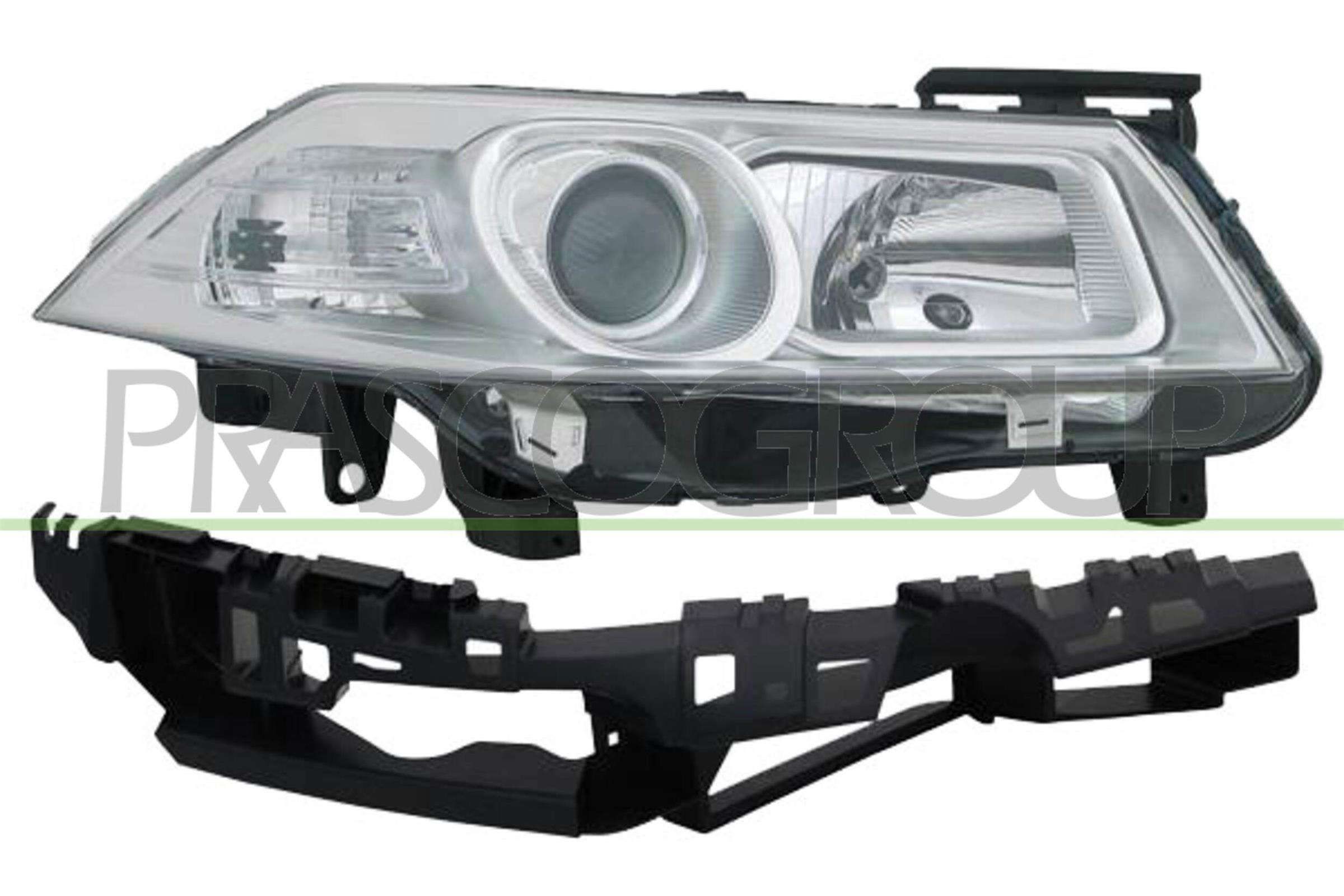 PRASCO RN4224914 Headlight Left, H7/H1, H7, H1, Crystal clear, for right-hand traffic, with electric motor, with motor for headlamp levelling