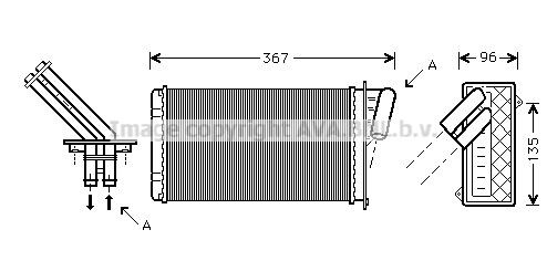 PRASCO RTA6203 Heater matrix