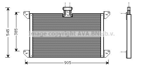 PRASCO SC5008 Air conditioning condenser 1354 110