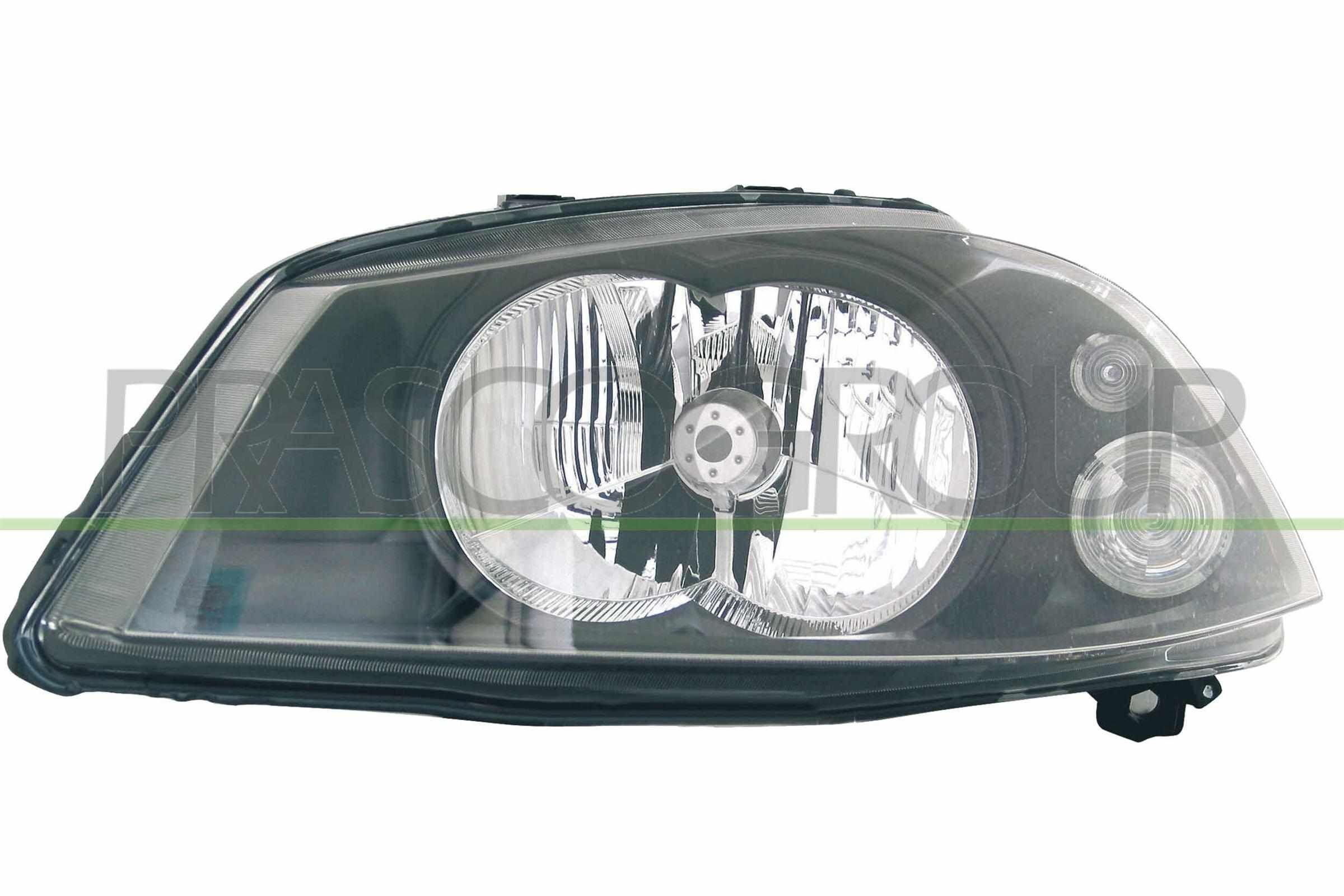 PRASCO ST0334904 Headlight Left, H4, yellow, with indicator, for right-hand traffic, with bulb holder, without motor for headlamp levelling