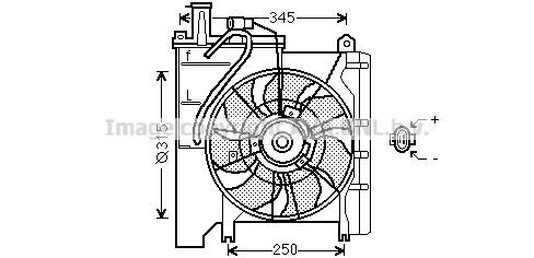 PRASCO TO7553 Fan, radiator TOYOTA experience and price