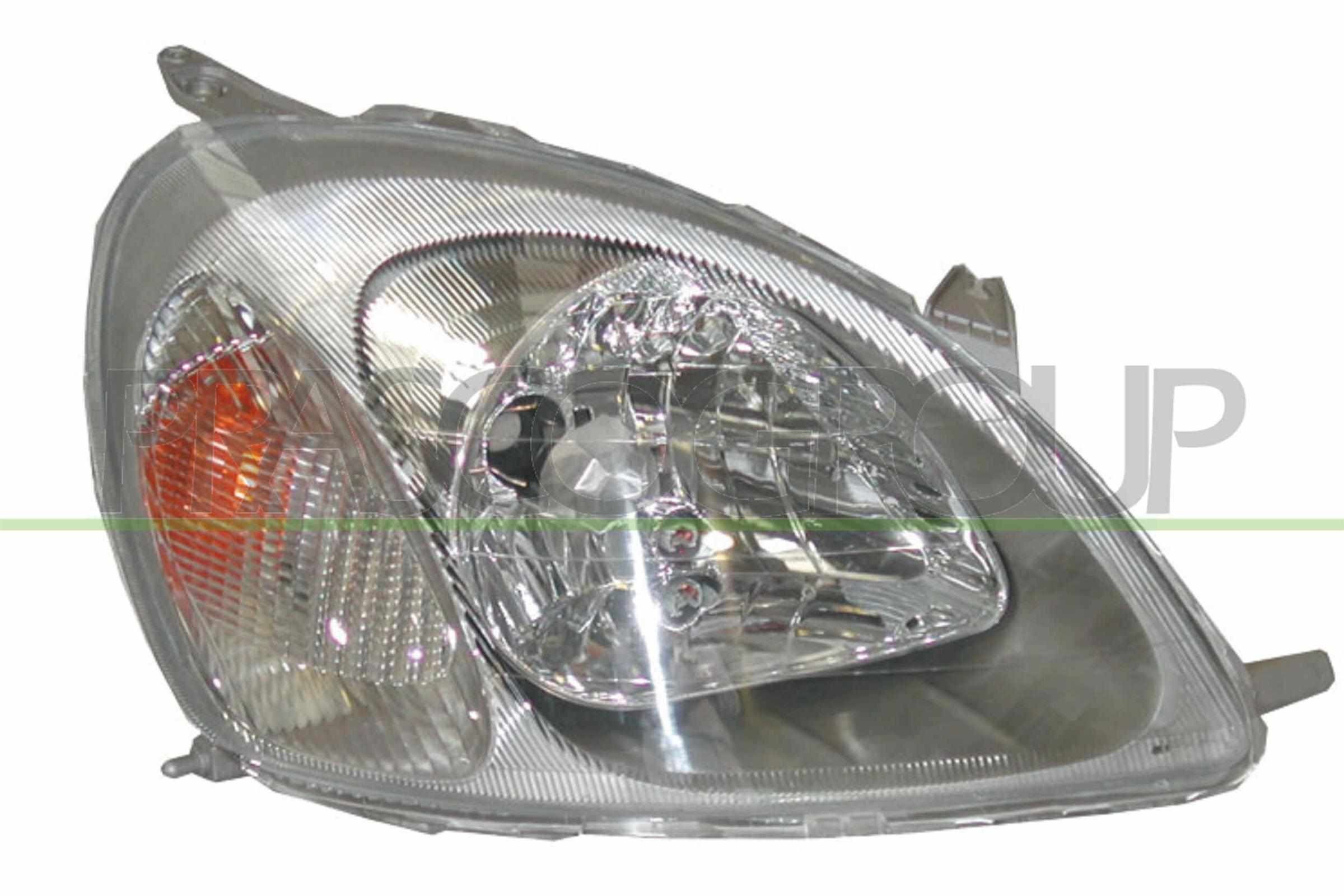 PRASCO TY3204823 Headlight Right, H4, white, for right-hand traffic, with electric motor, with motor for headlamp levelling