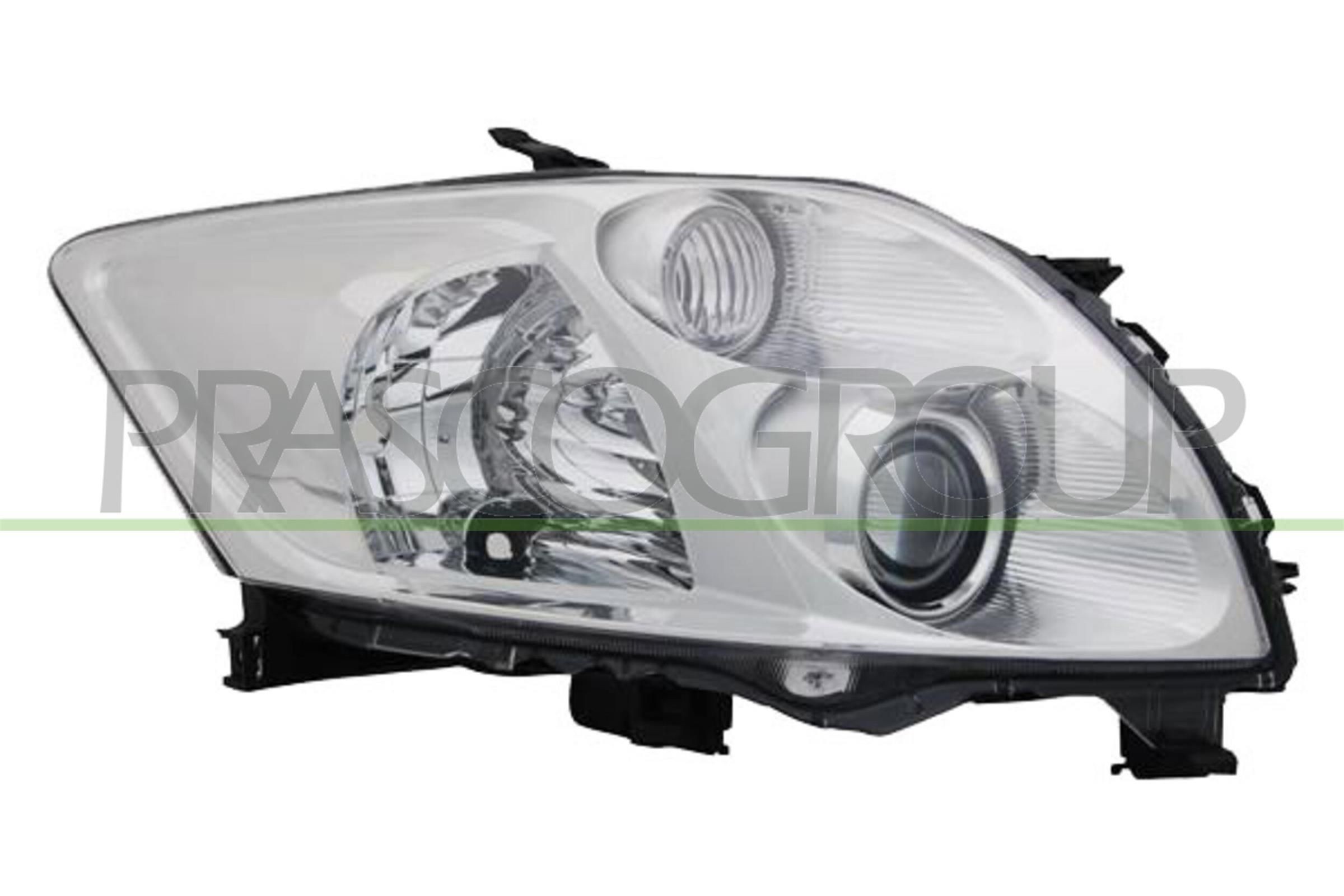 TY3504913 PRASCO Headlight TOYOTA Right, H11, HB3, without motor for headlamp levelling