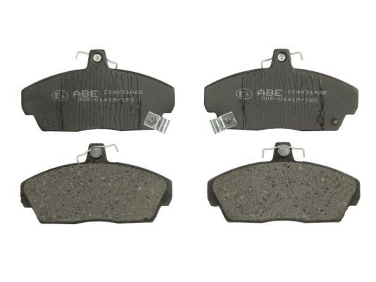 ABE Front Axle Height: 58,4mm, Width: 123mm, Thickness: 14,4mm Brake pads C13059ABE buy