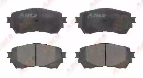 ABE C13068ABE Brake pad set Front Axle, with acoustic wear warning