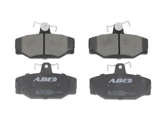 ABE C2V003ABE Brake pad set Rear Axle, not prepared for wear indicator