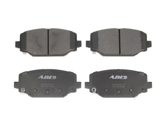 C2Y027ABE ABE Brake pad set DODGE Rear Axle, with acoustic wear warning