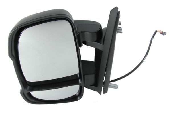 BLIC 5402-04-9225920P Wing mirror Left, black, Electric, Short mirror arm, with wide angle mirror, Heated, Convex