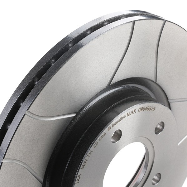 09.9468.75 Brake discs 09.9468.75 BREMBO 300x25mm, 5, internally vented, slotted, Coated