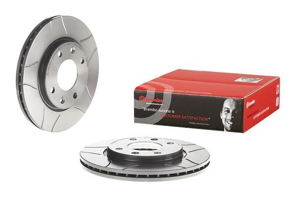 09.9610.75 Brake discs 09.9610.75 BREMBO 247x20,4mm, 4, internally vented, slotted, Coated