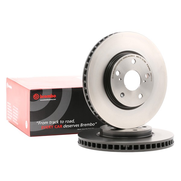 BREMBO 09.A717.11 LEXUS Brake discs and rotors in original quality
