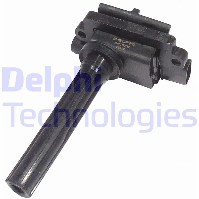 DELPHI GN10302-12B1 Ignition coil 3-pin connector, 12V, Connector Type SAE