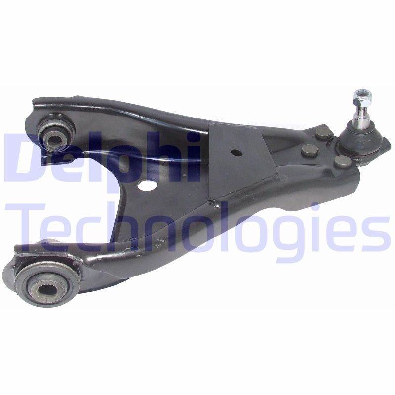 TC2445 DELPHI Control arm DACIA with ball joint, Right, Lower, Trailing Arm, Sheet Steel