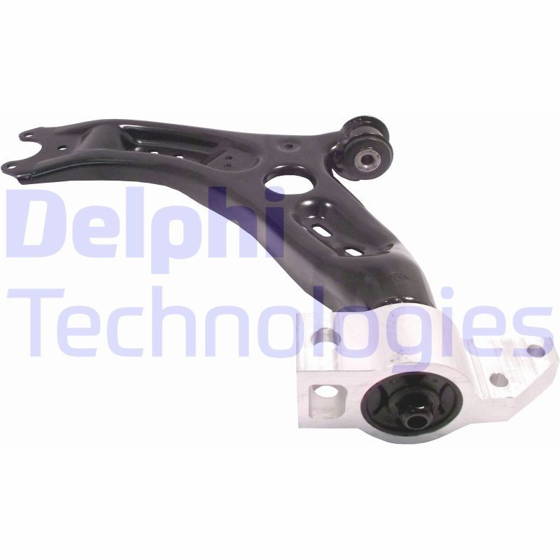 TC2482 DELPHI Control arm SKODA without ball joint, Left, Lower, Trailing Arm, Sheet Steel