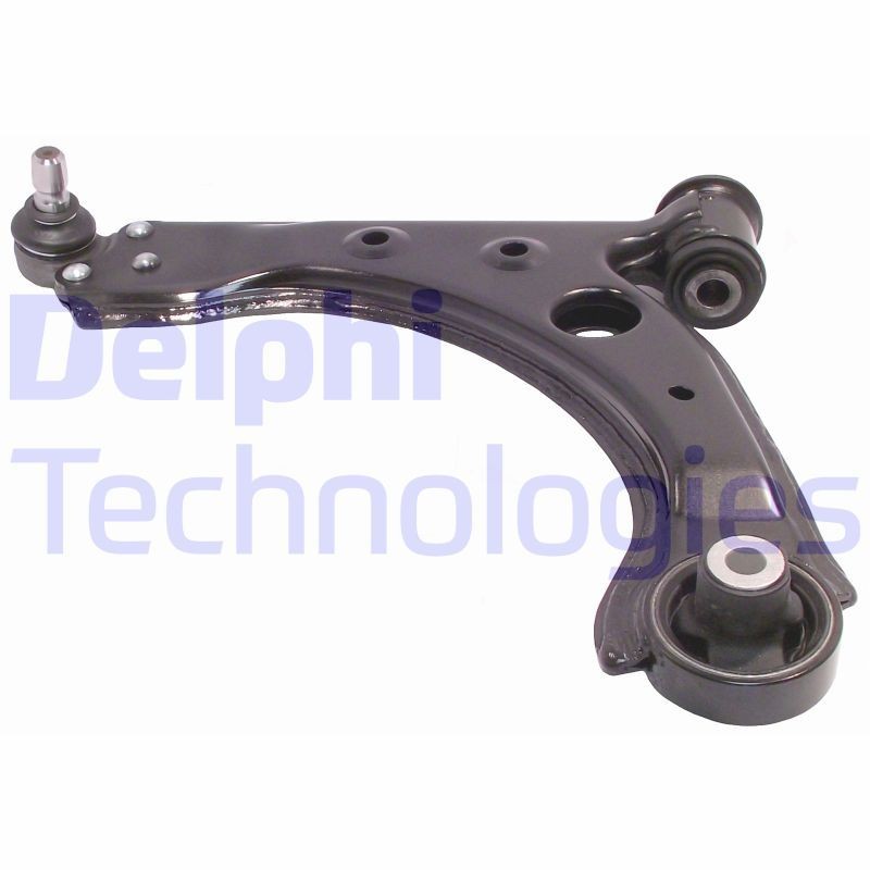 DELPHI TC2571 Suspension arm with ball joint, Left, Lower, Trailing Arm, Sheet Steel