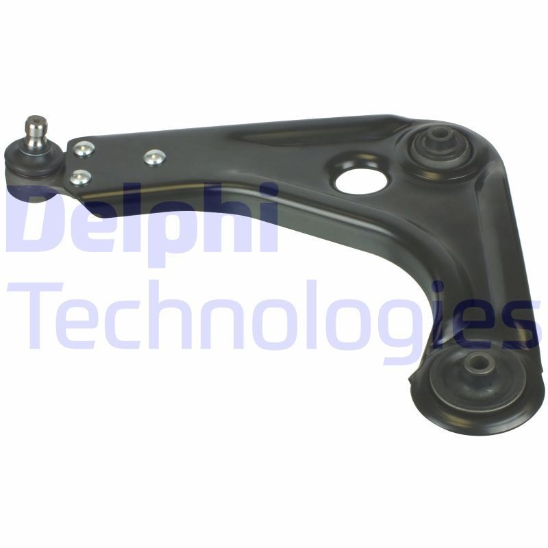 DELPHI TC2607 Suspension arm with ball joint, Left, Lower, Trailing Arm, Sheet Steel